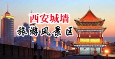 白浆四射中国陕西-西安城墙旅游风景区